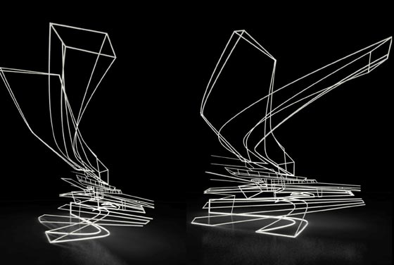 معرض للأعمال الفنية النادرة للمهندسة الراحلة زهاء حديد في لندن صورة رقم 1