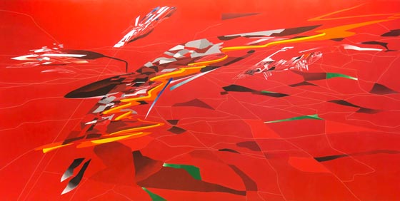 معرض للأعمال الفنية النادرة للمهندسة الراحلة زهاء حديد في لندن صورة رقم 4