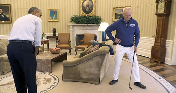 اوباما يخرج مهزوما من البيت الابيض.. في الغولف ايضا! فيديو صورة رقم 3
