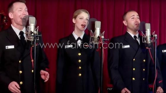 فيها حاجة حلوة.. تؤديها فرقة البحرية الامريكية بالعربي المكسر صورة رقم 1