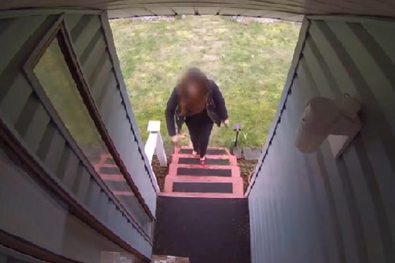 شاهد كيف انتقم هذا الشاب من سارقة طروده البريدية.. فيديو صورة رقم 1