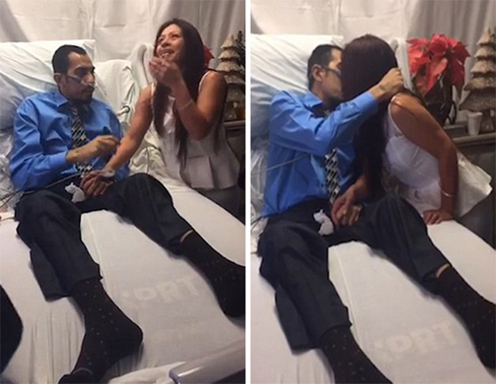 شاب يحقق حلم خطيبته ويتزوجها على فراش الموت قبل 36 ساعة من وفاته صورة رقم 4