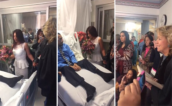 شاب يحقق حلم خطيبته ويتزوجها على فراش الموت قبل 36 ساعة من وفاته صورة رقم 1