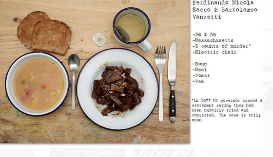 صور الوجبات الاخيرة التي طلبها المحكوم عليهم بالاعدام صورة رقم 2