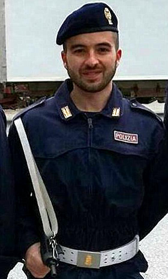 من هو الشرطي الايطالي قاتل منفذ عملية الهجوم الارهابي ببرلين؟ صورة رقم 4