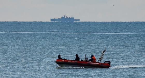 العثور على احد الصندوقين الاسودين للطائرة الروسية في البحر الاسود! صورة رقم 1