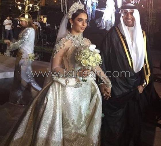  فيديو وصور بلقيس مع عريسها السعودي في حفل زفاف اسطوري صورة رقم 2