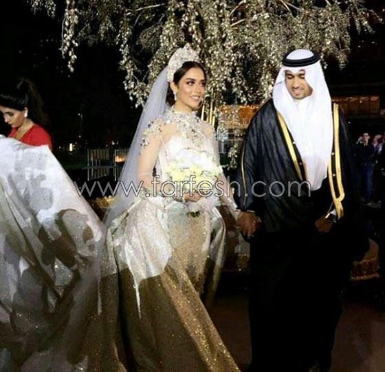  فيديو وصور بلقيس مع عريسها السعودي في حفل زفاف اسطوري صورة رقم 6