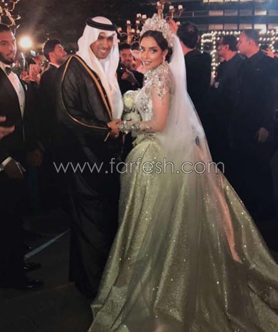  فيديو وصور بلقيس مع عريسها السعودي في حفل زفاف اسطوري صورة رقم 7