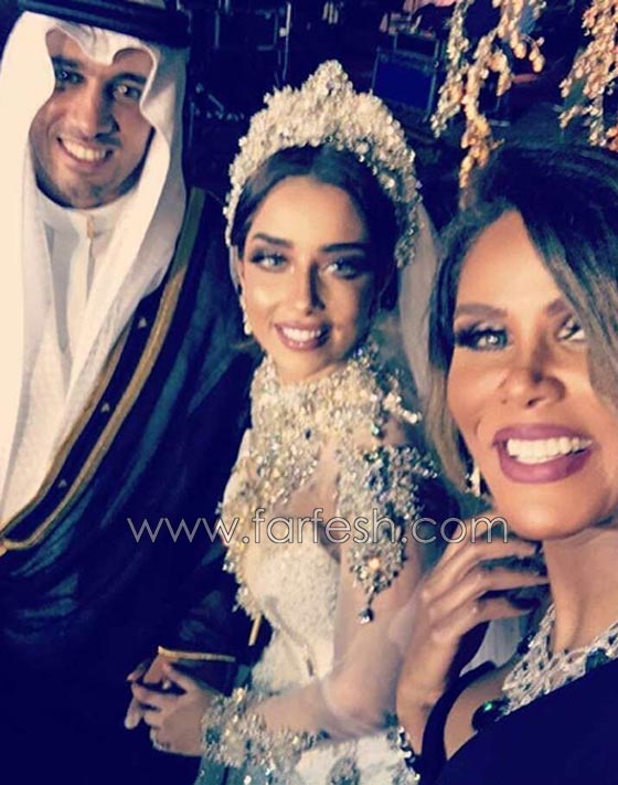 فيديو وصور بلقيس مع عريسها السعودي في حفل زفاف اسطوري صورة رقم 8