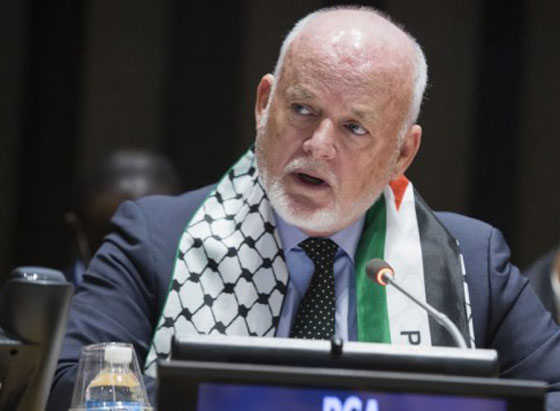 الكوفية الفلسطينية في الامم المتحدة تثير استياء اسرائيل  صورة رقم 1