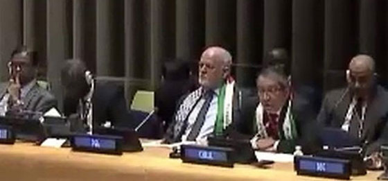 الكوفية الفلسطينية في الامم المتحدة تثير استياء اسرائيل  صورة رقم 3