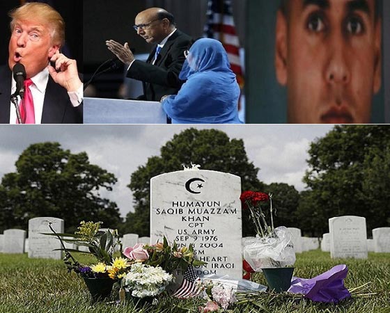 مواجهة ترامب وعائلة الجندي المسلم: ابننا انقذ عشرات الامريكيين بموته صورة رقم 2