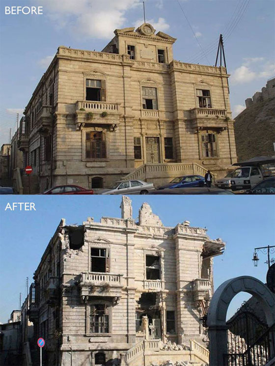 صور مفجعة.. 24 موقعا في سوريا قبل وبعد الحرب  صورة رقم 22