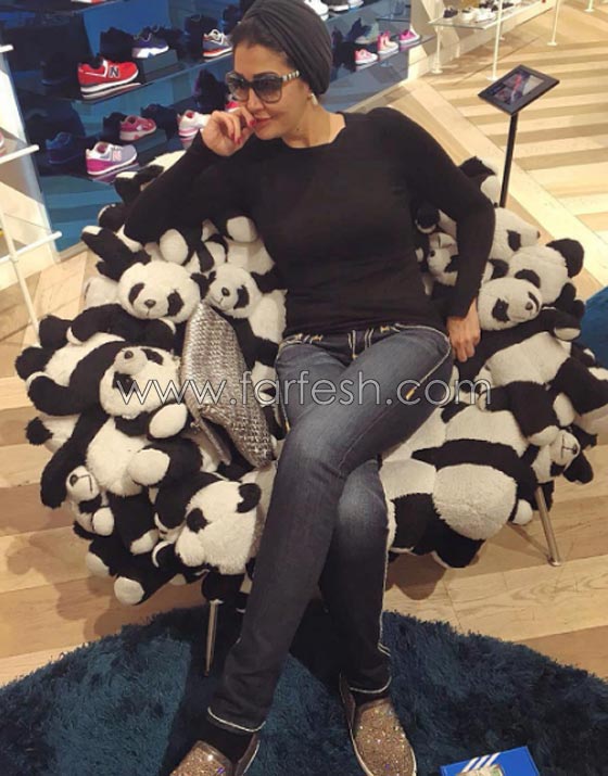 صور غادة عبد الرازق بالشعر الأحمر: هل تحاول تقليد هيفاء وهبي؟  صورة رقم 8