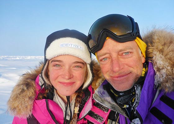 صور اصغر فتاة مغامرة تصل الى القطب الشمالي    صورة رقم 1