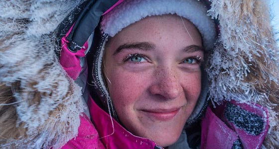 صور اصغر فتاة مغامرة تصل الى القطب الشمالي    صورة رقم 7