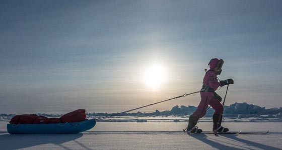 صور اصغر فتاة مغامرة تصل الى القطب الشمالي    صورة رقم 10