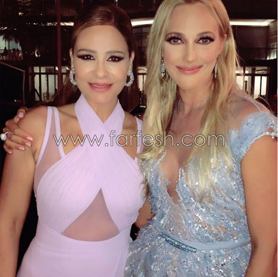 صور كارول سماحة مع النجمة التركية مريم أوزارلي (السلطانة هويام) صورة رقم 1