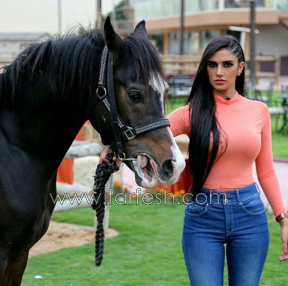 صور احلام العجارمة، المذيعة الأردنية العاشقة لـ(الفروسية) صورة رقم 6