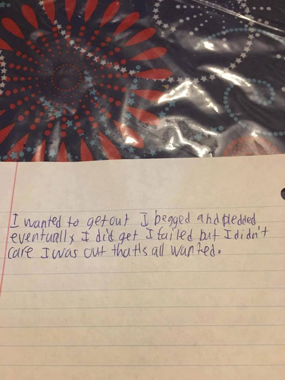 وصية طفل منتحر للاهالي.. احضنوا ابناءكم كل يوم صورة رقم 3