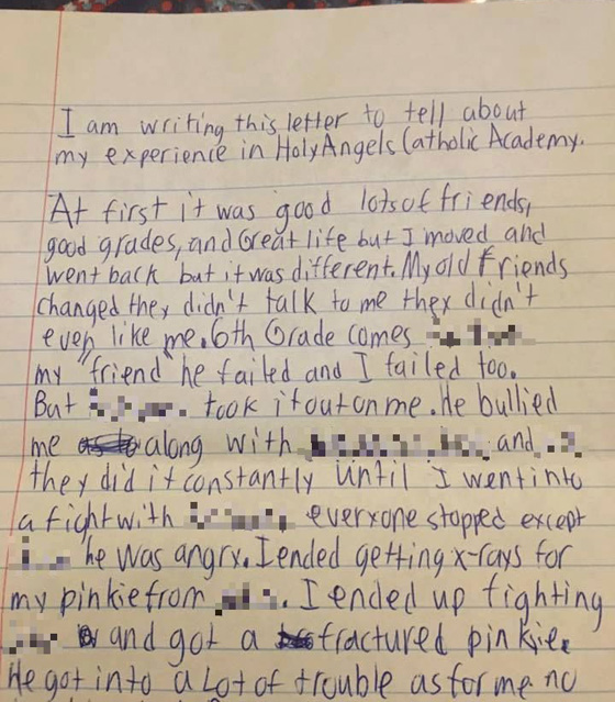 وصية طفل منتحر للاهالي.. احضنوا ابناءكم كل يوم صورة رقم 1