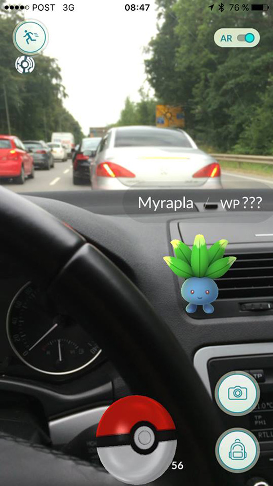 جنون بوكيمون يوقع سائقا في ورطة مع شرطة لوكسمبورغ!! صورة رقم 1