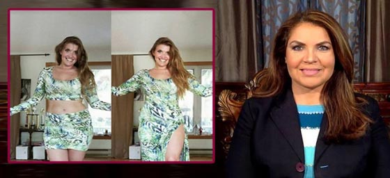  محاولة للتشهير بسياسية مصرية اخوانية بفيديو رقص عالواحدة ونص! صورة رقم 1