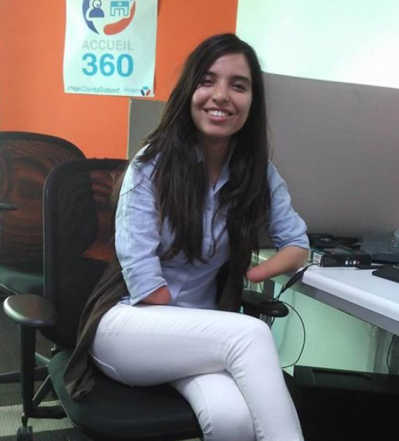 المغرب: شابة تتغلب على الاعاقة وتصبح خبيرة في الويب صورة رقم 2 المغرب: شابة تتغلب على الاعاقة وتصبح خبيرة في الويب صورة رقم 2