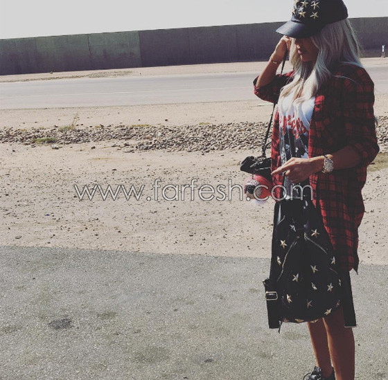 صور مايا دياب ترتدي (مايوه) وفوقه جاكيت طويل! صورة رقم 4