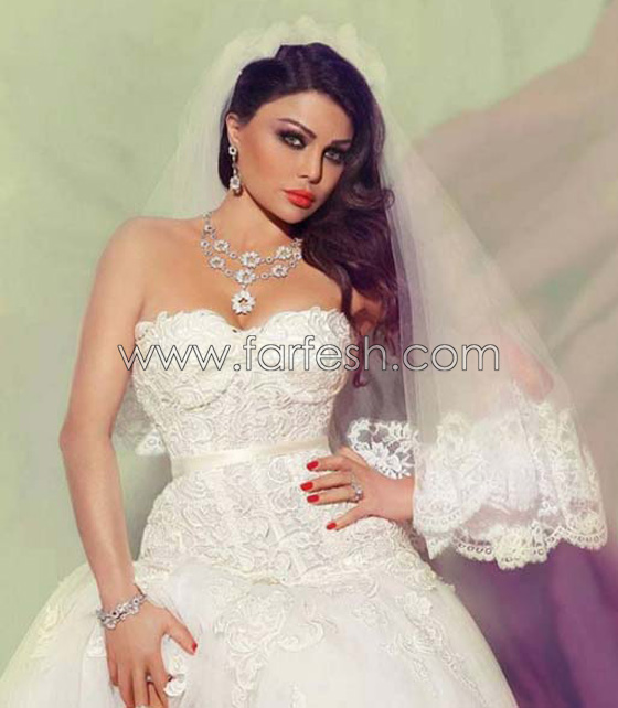 صور فنانات عربيات ارتدين اللون الأبيض في اطلالات رائعة صورة رقم 3