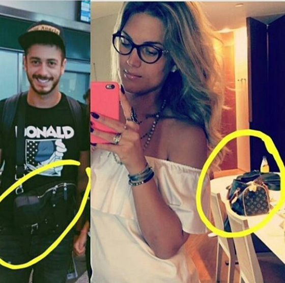 صورة حقيبة سعد المجرد في غرفة عارضة الأزياء الإيطالية تفضح علاقتهما! صورة رقم 5