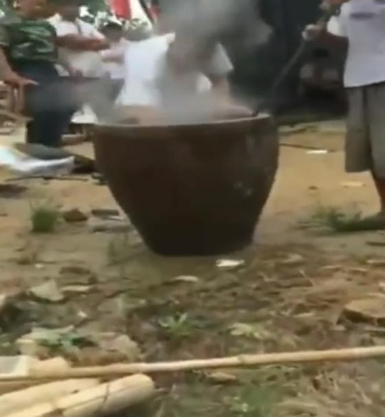 فيديو مؤلم.. عملية سلق كلب حي في قدر مياه مغلية يفجر حالة غضب صورة رقم 2