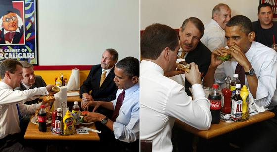 طعام الرؤساء المفضل: هامبرغر، بيتزا، مكرونة، محاشي وآيس كريم! صورة رقم 3 طعام الرؤساء المفضل: هامبرغر، بيتزا، مكرونة، محاشي وآيس كريم! صورة رقم 3