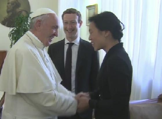  ما هي الافكار التي ناقشها البابا فرنسيس مع مؤسس فيسبوك؟ صورة رقم 3