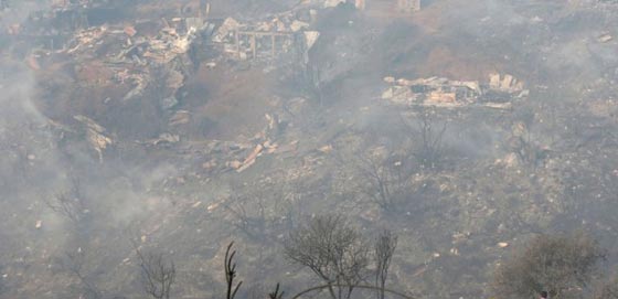 حرائق تلتهم مساحات شاسعة في تشيلي واحتراق 100 منزل.. فيديو صورة رقم 1