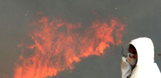 حرائق تلتهم مساحات شاسعة في تشيلي واحتراق 100 منزل.. فيديو صورة رقم 5