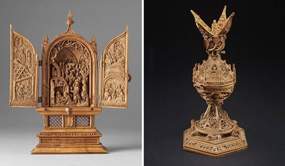 منحوتات خشبية تكشف اسرار حقبة زمنية تعود الى 500 عام صورة رقم 2