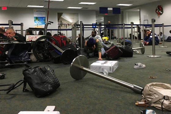 فيديو لمنفذ الاعتداء على مطار فلوريدا وهو يطلق النار وحالة فزع وارتباك صورة رقم 31