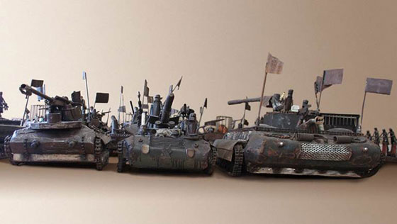 لبنانية تحول شظايا القذائف إلى منحوتات فريدة صورة رقم 3