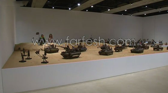 لبنانية تحول شظايا القذائف إلى منحوتات فريدة صورة رقم 14