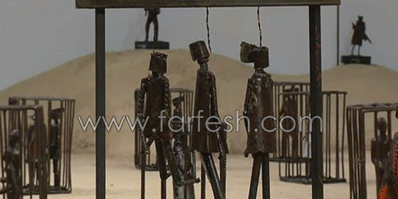 لبنانية تحول شظايا القذائف إلى منحوتات فريدة صورة رقم 17