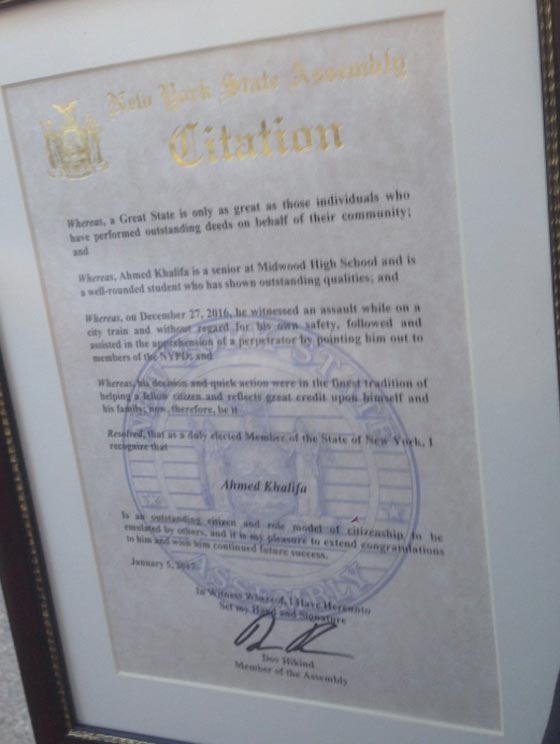 شاب مسلم يصبح بطلا في نيويورك بعد ان تصدى لمعتدي على يهودية  صورة رقم 6