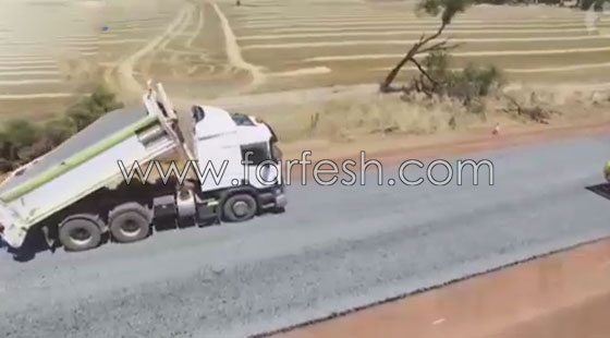 14 مليون مشاهدة لفيديو تعبيد طريق بأسلوب مذهل صورة رقم 12