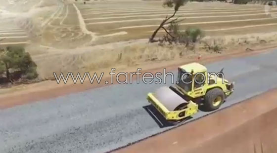 14 مليون مشاهدة لفيديو تعبيد طريق بأسلوب مذهل صورة رقم 13
