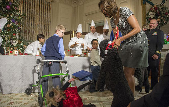 اجواء متوترة في البيت الابيض قبل اخلائه وكلبة اوباما تعض صديقة ابنته صورة رقم 19