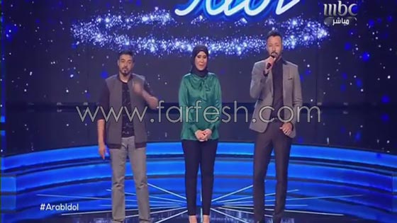 عرب ايدول: خروج بندر واسراء ووائل كفوري في ديو مع ملحم زين صورة رقم 6