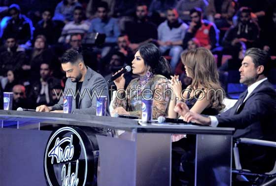 فيديو احلام وزوجها يتبادلان القبلات في عرب ايدول صورة رقم 11