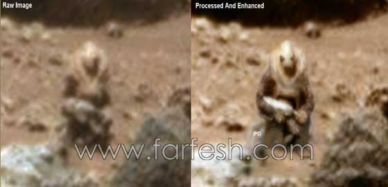 هل هذا مخلوق فضائي مسلح ام مجرد صخور على المريخ؟! صور صورة رقم 13