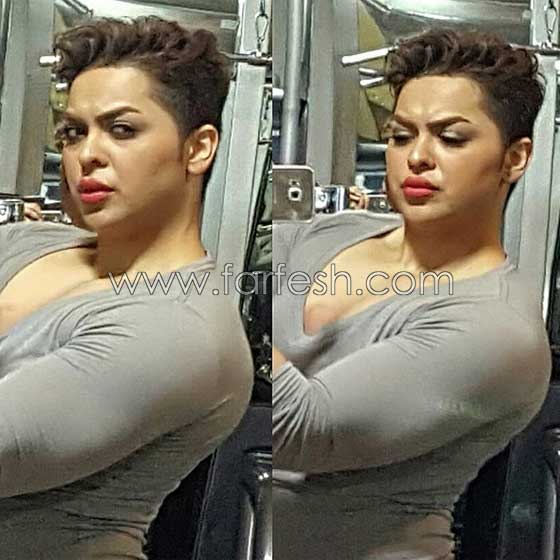 حبس بطلة كمال اجسام ايرانية لانها استعرضت عضلاتها! صور صورة رقم 5